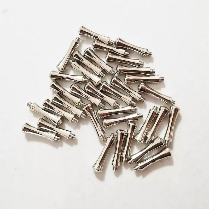 Descansos de dedo tesouras de cortar cabelo e PET. (10  unid)  acompaanha borracha de pressão