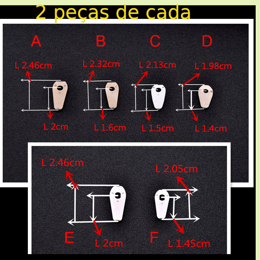 KIT PARA REPARAR TESOURAS 130 PEÇAS