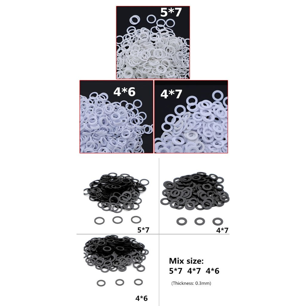 24 Arruelas para tesouras de cortar cabelo