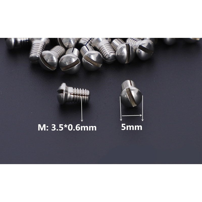 2 parafusos para maquinas de corte cabelo + 2 anéis de gel silicone para tesouras