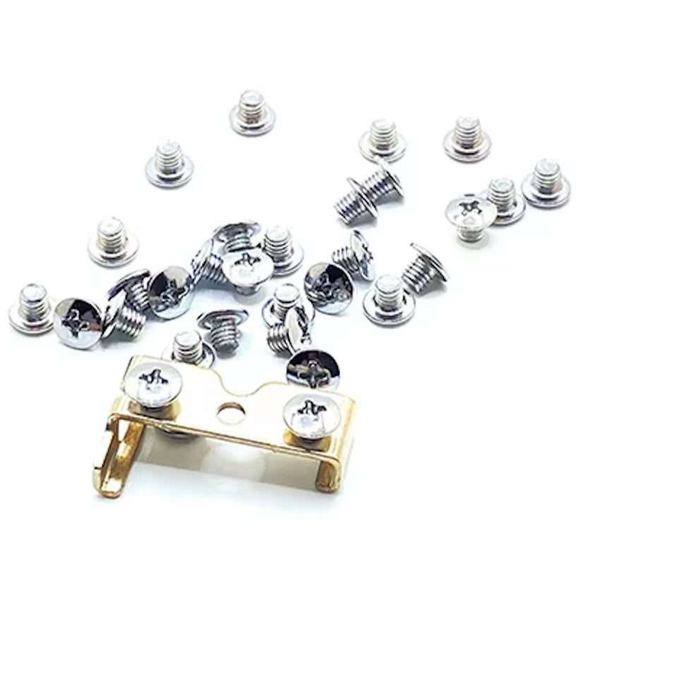 2 parafusos para maquinas de corte cabelo + 2 anéis de gel silicone para tesouras