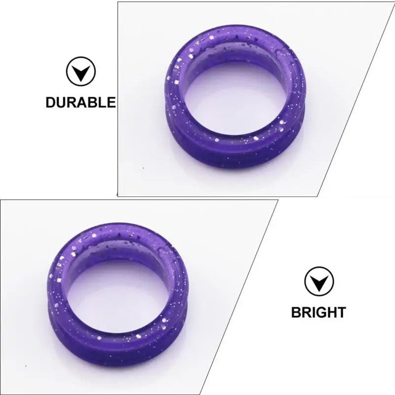 2 parafusos para maquinas de corte cabelo + 2 anéis de gel silicone para tesouras