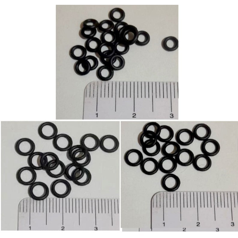 arruelas e orings para tesouras com 500 unidades.