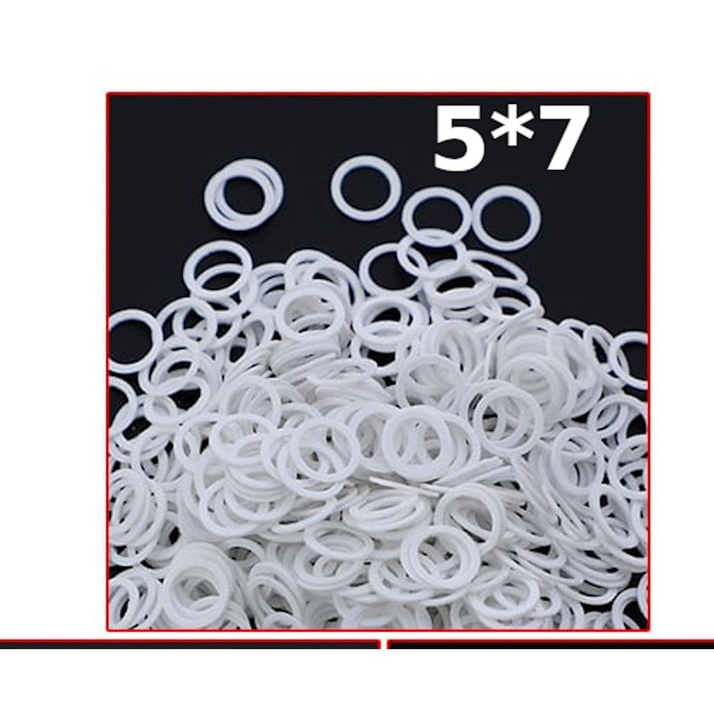 arruelas e orings para tesouras com 500 unidades.