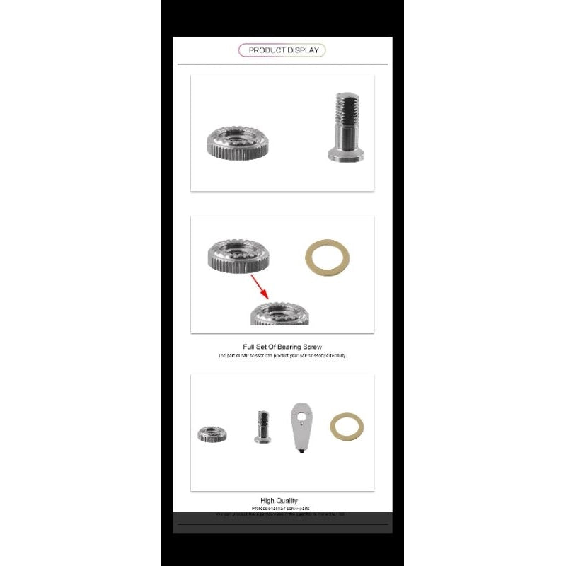 PARAFUSO PARA TESOURA DE CORTAR CABELO