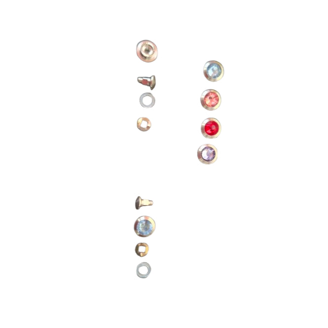 Parafuso para tesoura de cortar cabelo ( eixo+arruela+catraca+porca)