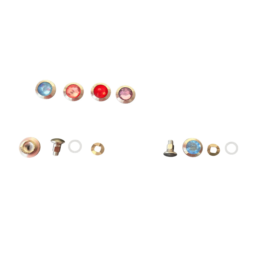 Parafuso para tesoura de cortar cabelo ( eixo+arruela+catraca+porca)