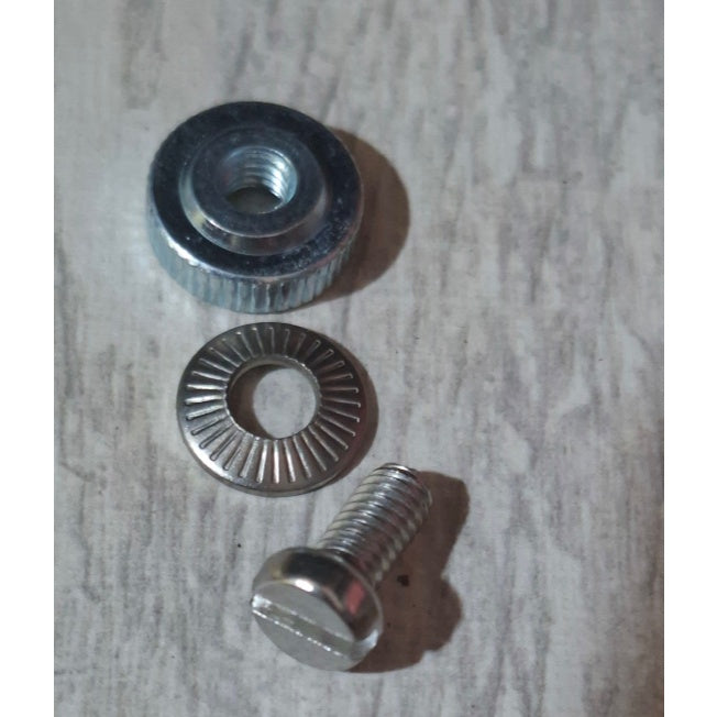 5 parafusos para tesoura de costura com  porcas e arruelas