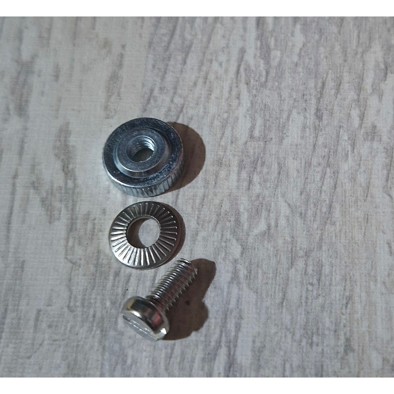 5 parafusos para tesoura de costura com  porcas e arruelas
